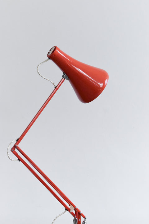 Vintage Red Anglepoise Lamp Model 75 by Herbert Terry & Sons