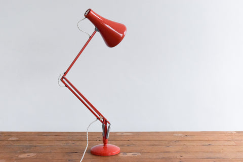 Vintage Red Anglepoise Lamp Model 75 by Herbert Terry & Sons