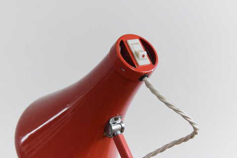 Vintage Red Anglepoise Lamp Model 75 by Herbert Terry & Sons