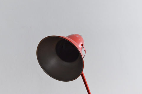 Vintage Red Herbert Terry & Sons Anglepoise Lamp Model No. 1227