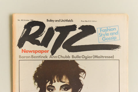 Vintage Ritz Newspaper / Magazine No. 46 Dated October 1980 Bailey and Litchfield