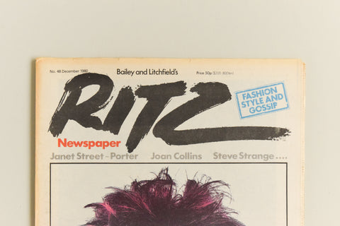 Vintage Ritz Newspaper / Magazine No. 48 Dated December 1980 Bailey and Litchfield
