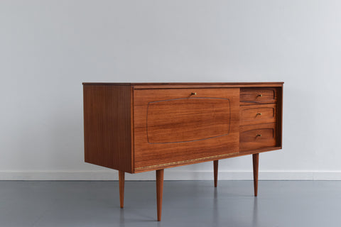 Vintage Small Rosewood and Mahogany Sideboard by White & Newton Ltd