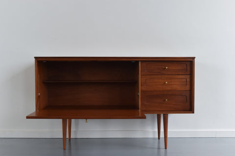 Vintage Small Rosewood and Mahogany Sideboard by White & Newton Ltd