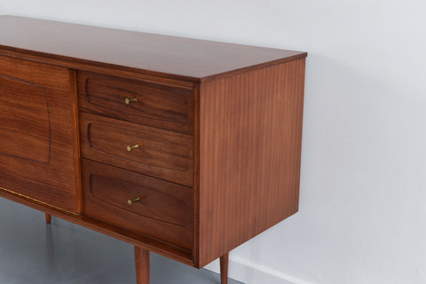 Vintage Small Rosewood and Mahogany Sideboard by White & Newton Ltd
