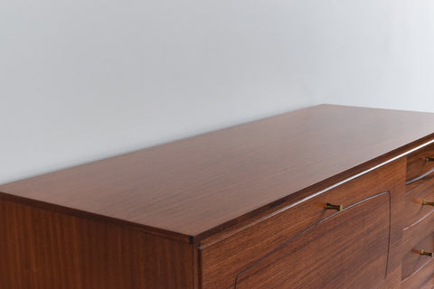 Vintage Small Rosewood and Mahogany Sideboard by White & Newton Ltd