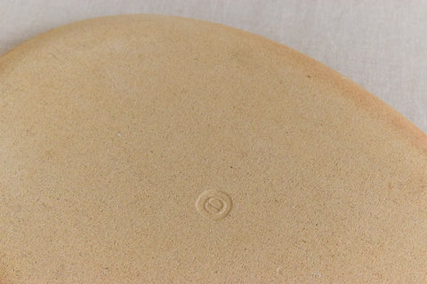 Vintage Rustic Ceramic Studio Pottery Oval Plate / Platter