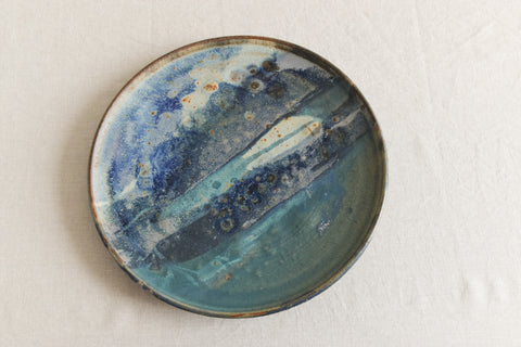 Vintage Rustic Ceramic Studio Pottery Platter
