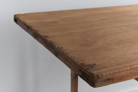 Vintage Rustic Wooden Folding Trestle Table