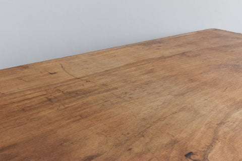 Vintage Rustic Wooden Folding Trestle Table