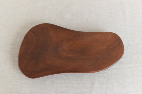 Vintage Sculptural Handmade Wooden Dish / Platter