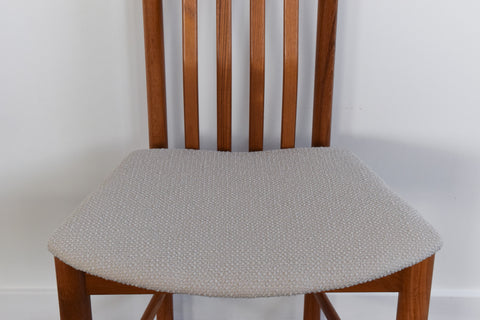 Vintage Danish Set of Four Teak Dining Chairs by Boltinge