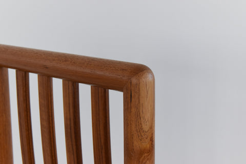 Vintage Danish Set of Four Teak Dining Chairs by Boltinge
