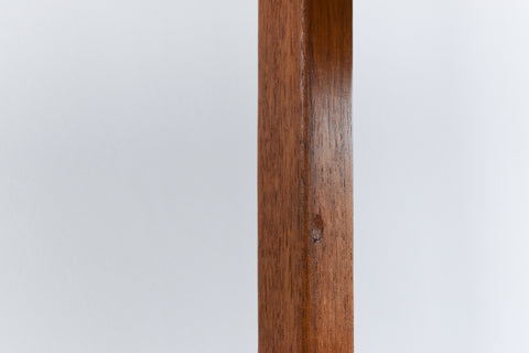 Vintage Set of 4 Bath Cabinet Makers Teak Dining Chairs