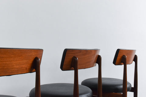 Vintage Set of 4 G Plan Teak Dining Chairs