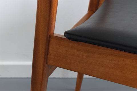 Vintage Set of Six Mahogany and Rosewood Dining Chairs