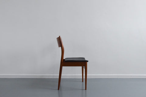 Vintage Set of Six Mahogany and Rosewood Dining Chairs