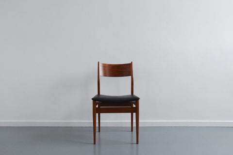 Vintage Set of Six Mahogany and Rosewood Dining Chairs