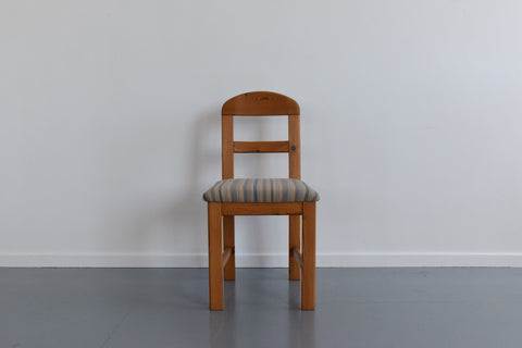 Vintage Set of Four Pine Dining Chairs