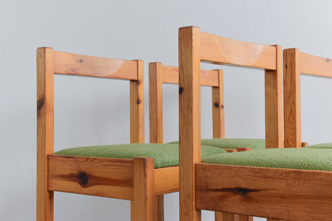 Vintage Set of Four Pine Dining Chairs by Hamlet Furniture