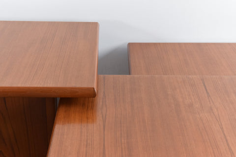 Vintage Set of Three Danish Coffee Table Plinths by Hornaek Mobelfabrik