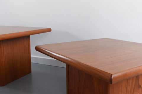 Vintage Set of Three Danish Coffee Table Plinths by Hornaek Mobelfabrik