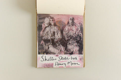 Vintage Shelter Sketch Book by Henry Moore