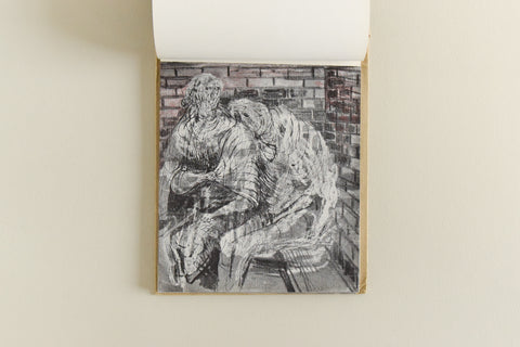 Vintage Shelter Sketch Book by Henry Moore