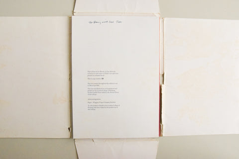 Vintage Signed Limited Edition Portfolio In Honour of Tom Eckersley