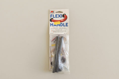 Vintage Packaged Pair of Black Plastic Flexi Handles