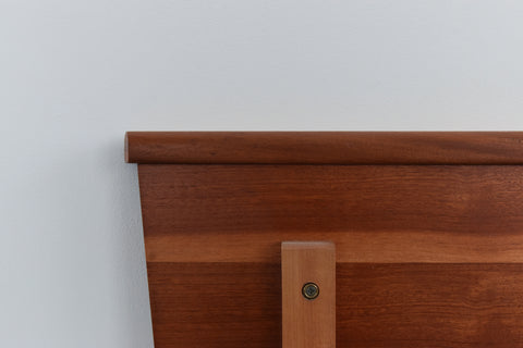 Vintage Single Bed Teak Headboard