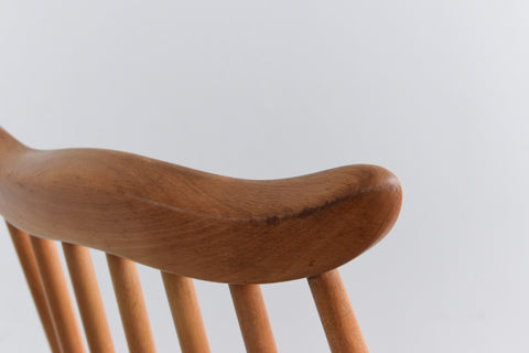 Vintage Single Ercol Light Elm Goldsmiths Dining Chair No.369