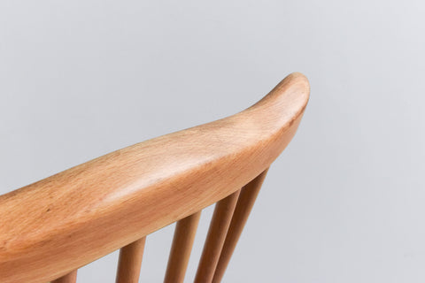 Vintage Single Ercol Light Elm Goldsmiths Dining Chair No.369