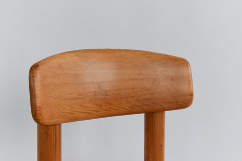 Vintage Single Pine Dining Chair by Rainer Daumiller
