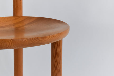 Vintage Single Pine Dining Chair by Rainer Daumiller