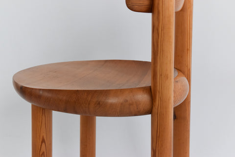 Vintage Single Pine Dining Chair by Rainer Daumiller