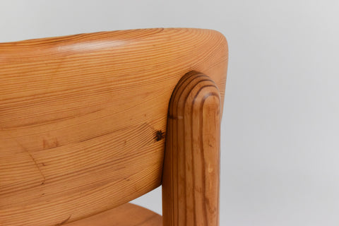 Vintage Single Pine Dining Chair by Rainer Daumiller