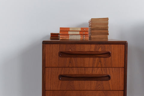 Vintage Single Teak Fresco Bedside Cabinet by G Plan