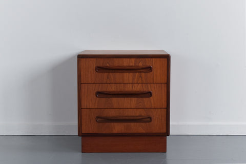 Vintage Single Teak Fresco Bedside Cabinet by G Plan