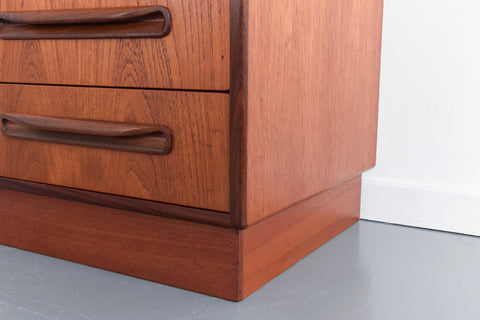 Vintage Single Teak Fresco Bedside Cabinet by G Plan