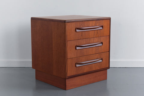 Vintage Single Teak Fresco Bedside Cabinet by G Plan