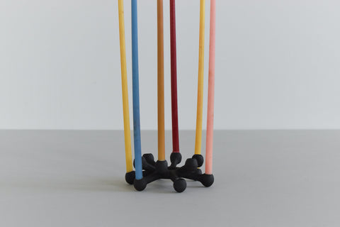 Vintage Small 1960s Black Spider Cast Iron Candle Holder by Jens Quistgaard for Dansk