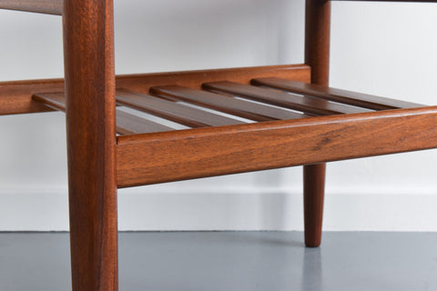 Vintage Small G Plan Teak Coffee Table with Magazine Rack / Shelf