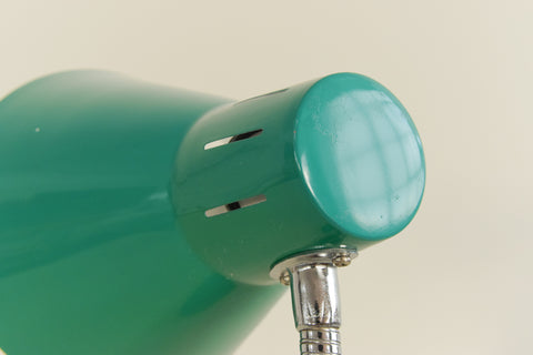 Vintage Small Green Gooseneck Desk Lamp by Searchlight