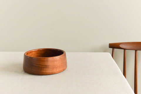 Vintage Small Mid-Century Wooden Bowl / Dish