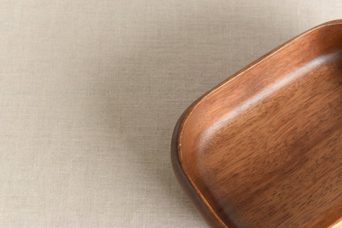 Vintage Small Mid-Century Wooden Bowl / Dish