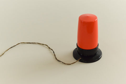 Vintage Small Red Darkroom Safety Light by Paterson in Plastic and Bakelite
