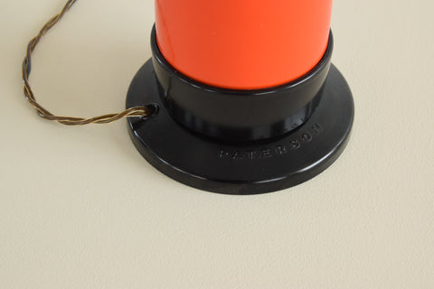 Vintage Small Red Darkroom Safety Light by Paterson in Plastic and Bakelite