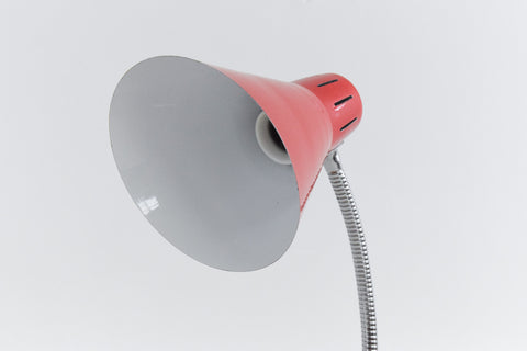 Vintage Small Red Gooseneck Desk Lamp by Searchlight