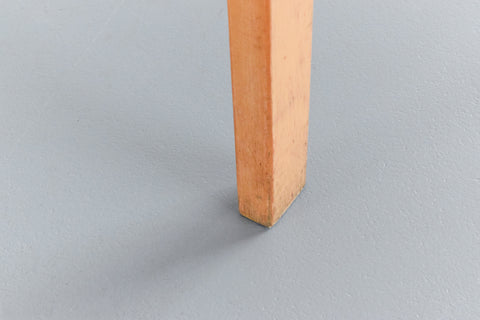 Vintage Small Round White Laminate Top Table by Alvar Aalto for Artek